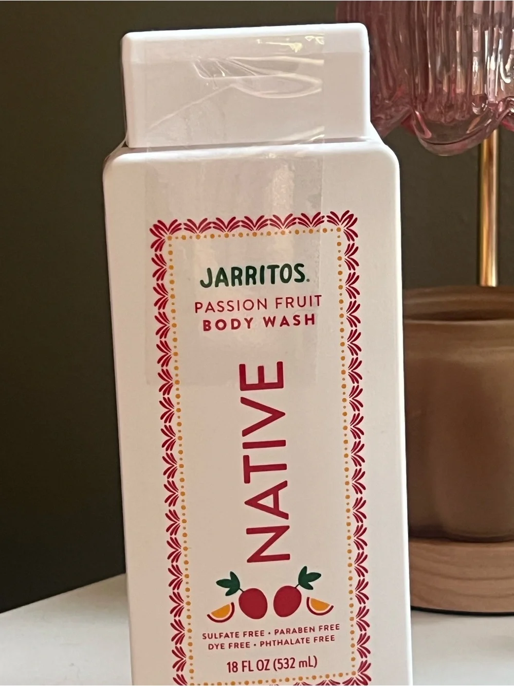 Native Limited Edition Jarritos Passion Fruit Body Wash Full Size 18 Ounces New!